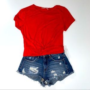 Girls Red Top by Gaze